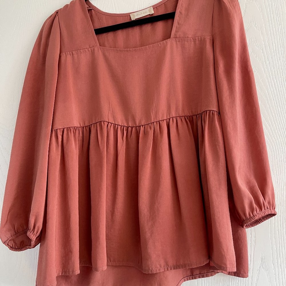 Alter'd State 3/4 Sleeve Babydoll Blouse
